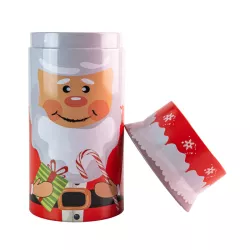 Scatola per biscotti Babbo Natale Ø 80 x 148 mm