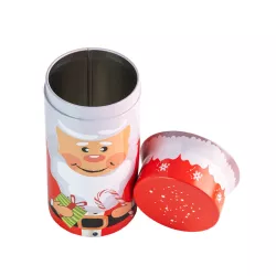 Scatola per biscotti Babbo Natale Ø 80 x 148 mm