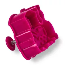 Locomotive cookie cutter with ejector and embossing