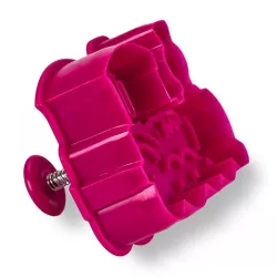 Locomotive cookie cutter with ejector and embossing