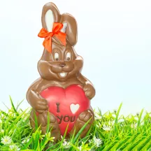 Schokoladengiessform I love You Hase