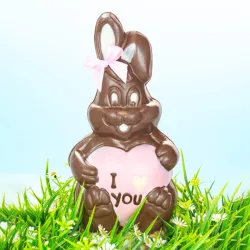 Chocolate mold I love You bunny