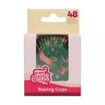 Cupcake baking cups Christmas magic, 48 pieces
