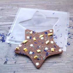 Chocolate mold Chocolate bar star