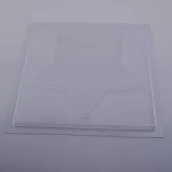 Chocolate mold Chocolate bar star