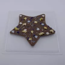 Chocolate mold Chocolate bar star