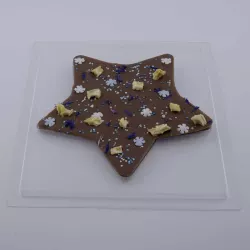Chocolate mold Chocolate bar star