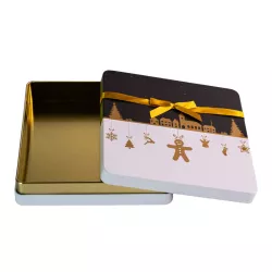Guetzlidose Weihnachtszauber, 175 x 175 x 35 mm