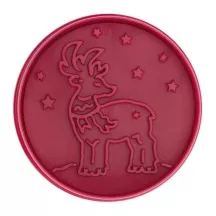 Ausstecher mit Auswerfer Hirsch, 7 cm