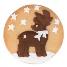 Cookie cutter with deer ejector, 7 cm