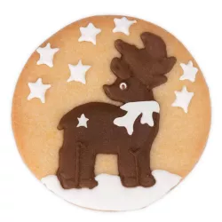 Ausstecher mit Auswerfer Hirsch, 7 cm