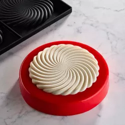 Twister silicone mold, round, Ø 14 cm