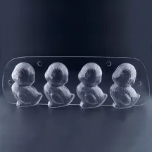 Schokoladenform Entenküken, 4-teilig