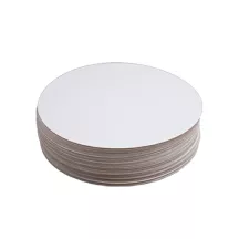 Cake slices white Ø 22 cm, pack of 50