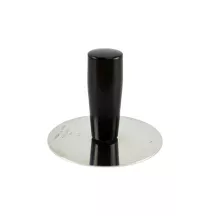 Stainless steel tamper, Ø 8 cm