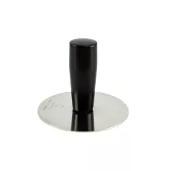 Stainless steel tamper, Ø 8 cm