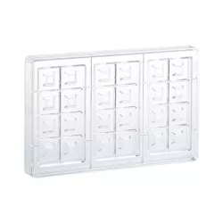 Chocolate bar mold block