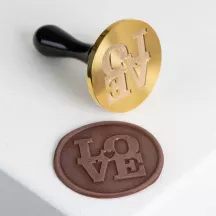 Schokoladenstempel Love gross