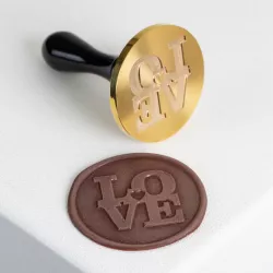 Schokoladenstempel Love gross