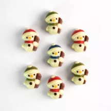 Moule à pralines Bonhomme de neige, 28 pralines