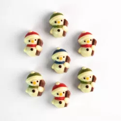 Pralinenform Schneemann, 28 Pralinen