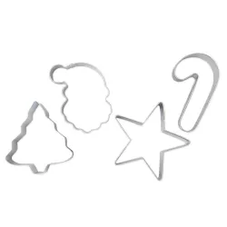 Christmas cookie cutter set, 4-piece
