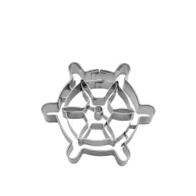 Tagliabiscotti timone 6 cm, acciaio inox