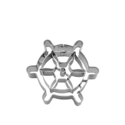 Steering wheel cookie cutter 6 cm, stainless steel