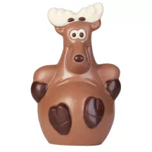 Stampo per cioccolato renna seduta