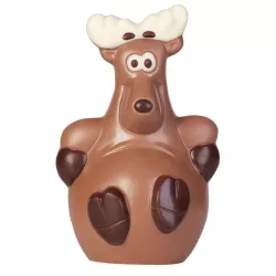 Sitting reindeer chocolate mold
