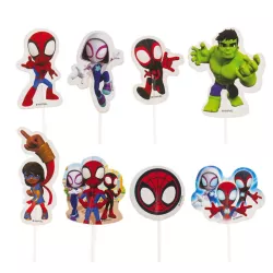 16 cake topper di Spiderman