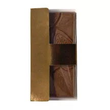 Emballage pour tablette de chocolat doré, 10 pièces