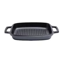 Gusseisen Brotbacktopf-Set eckig, 28 x 20 cm