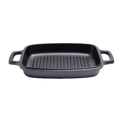 Set de casseroles à pain en fonte carrées, 28 x 20 cm