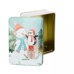 Scatola per biscotti Pupazzo di neve Regali, 140 x 100 x 55 mm