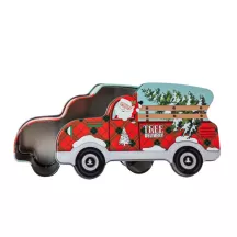 Scatola per biscotti Santa Car Tree Delivery, 190 x 63 x 110 mm