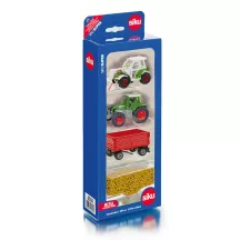 Agricultural vehicles as cake toppers from Siku