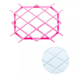 Lattice fondant stamp for fondant