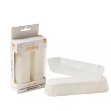 Stampi in carta bianca per eclairs, 60 pezzi