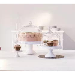 Cloche à gâteau en verre, Ø 22 cm