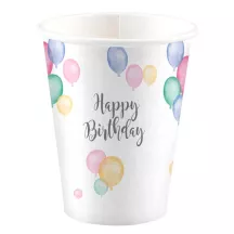 Gobelet de fête Ballon Party, 250 ml, 8 pièces