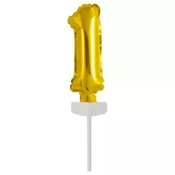 Cake topper number 1 gold