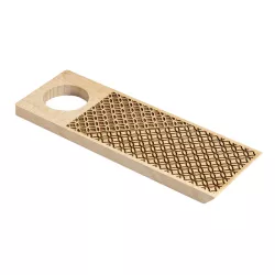 Wooden board with embossing for gnocchi, gnocchetti sardi & garganelli
