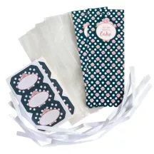 Geschenktüten «All you need is cake», 24-teilig