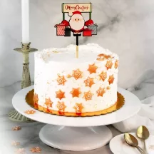 1 Topper "Merry Christmas" Père Noël