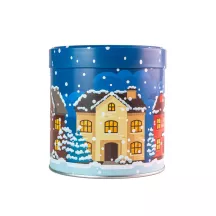 Guetzlidose Winterzeit rund Ø 117 x 120 mm