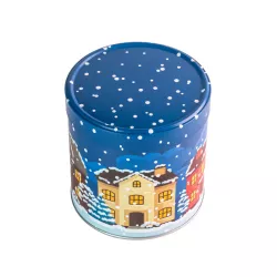 Guetzlidose Winterzeit rund Ø 117 x 120 mm