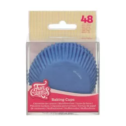 Cupcake-Backförmchen Königsblau, 48 Stück