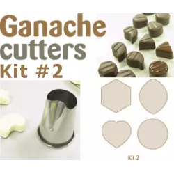 Set di tagliabiscotti per Ganache 2, 4 pezzi
