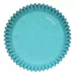 Moules à cupcakes turquoise, 48 pièces